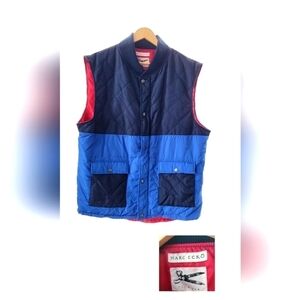 Marc Ecko mens vest size XL..Red black and blue..